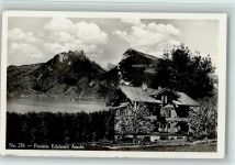 3703 Aeschi b. Spiez 1933 Foto AK Pension Edelweiß , gute Erhaltung AK