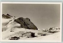 Weisshornhütte - Hüttenstempel Feldpost Kaserne Chur
