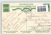 1. August Ersttagsstempel Bundesfeier / Pro Patria Schweiz