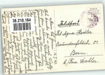 3818 Grindelwald 1963 Winter Hotel Belvedere Feldpost Mil.San.Anstalt