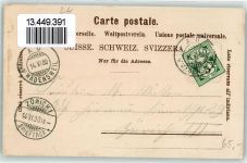 8804 Au ZH 1900 Lithographie Halbinsel Au am Zürichsee