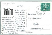 1986 Arolla - Mont Collon Pferd Gepäck