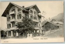 3762 Erlenbach im Simmental Gebrauchsspuren Hotel Alpina