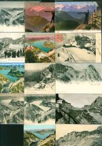 Pilatus Kulm Lot mit 22 AK, 1900-1947; gute Erhaltung, teils gelaufen Sammlung Schweiz Posten 21 bis 100 AK