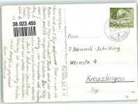 7077 Valbella 1953 Foto AK Pension Jugendherberge