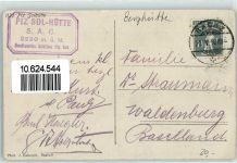 Piz Sol 1918 - Hütte Hüttenstempel Winter