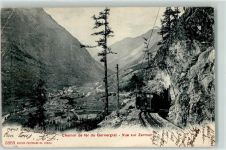 Gornergrat Gebrauchsspuren Chemin de fer