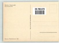 Künstlerkarte sign. Krummenacher Spinnrad Bauernstube Schw. Wanderkalender 1950