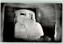 3801 Jungfraujoch Foto AK Eispalast Auto