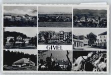 1188 Gimel - Teilansichten, Wasserfall, Kirche