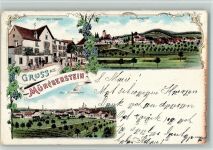 4142 Münchenstein 1900 BOAKC Gasthaus Chatelin Fabriken Lithographie