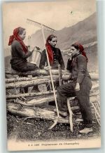 1874 Champéry 1914 - Bäuerinnen