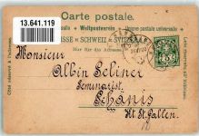 1523 Granges-près-Marnand Granges VD 1900 Gebrauchsspuren Lithographie Schloss Kirche