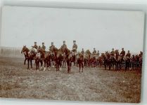 8500 Frauenfeld Foto AK Feldpost Kaserne Uniform Pferde