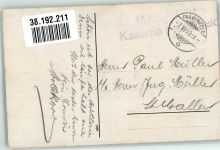 8500 Frauenfeld Foto AK Feldpost Kaserne Uniform Pferde