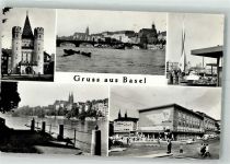 4000 Basel Bâle 1963 Foto AK Gruss aus