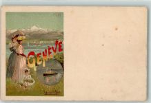 1200 Genève Genf - Trachtenfrauen mit kleinem Mädchen