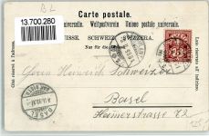 4147 Aesch BL 1899 BOAKC Bahnhof Angenstein Lithographie