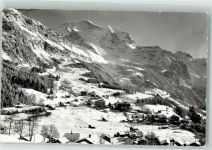 3823 Wengen Foto AK Winter Jungfrau Foto Gyger
