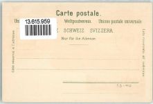 6053 Alpnachstad Lithographie Alpnachsee Kirche Alpnachdorf Schmetterlinge Verlag Künzli Nr 698