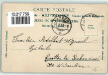 7482 Bergün Bravuogn 1910 Gebrauchsspuren Piz d'Aela