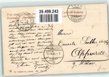 3600 Thun 1905 - Schloss Feldpost Kaserne