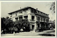 3052 Zollikofen Foto AK Auto Gasthaus zum Bären Metzgerei