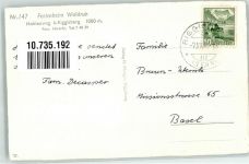 3132 Riggisberg 1949 Foto AK Pension Ferienheim Waldruh