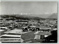 3110 Münsingen Foto AK Fliegeraufnahme