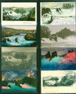 Rheinfall Lot mit 21 AK, ca. 1898-1926; überwiegend gute Erhaltung, teils gelaufen Sammlung Schweiz Posten 21 bis 100 AK