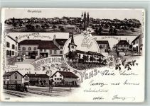 1169 Yens 1904 BOAKC Bahnhof Epiceries Andri Lavanchy Lithographie