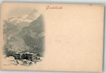 3818 Grindelwald Foto AK Hotel Bär