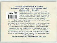 9108 Gonten Werbe AK Ferien- und Erholungsheim St. Joseph