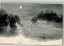 4242 Laufen Mondschein Schloss Laufen Rheinfall