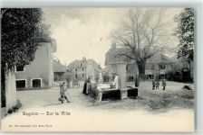 1268 Begnins - Brunnen Waschfrau