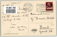 7220 Schiers 1931 Folienkarte / Lackkarte Hochzeit Tracht