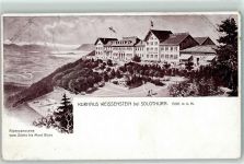 4515 Weissenstein b. Solothurn - Kurhaus Weissenstein bei Solothurn Alpenpanorama vom Säntis bis Mont Blanc