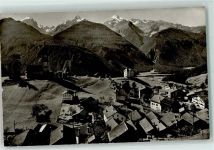 7493 Schmitten (Albula) - im Albulatal mit Piz D'Aela Tinzenhorn und Piz Michel