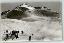 Parsenn 1917 - Winter Weissfluhjoch Skifahrer