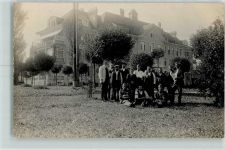 6263 Richenthal Foto AK Gruppenfoto Ort handschriftlich
