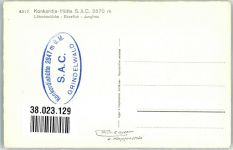 Konkordiahütten Foto AK Hüttenstempel