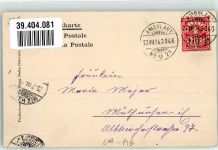 5408 Ennetbaden 1904 - Bahnpost Ambulant No 21