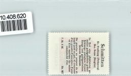 7493 Schmitten Albula - Vignette Wappen Kaffee Hag ca 1920-1940 Zange Schlange Hammer