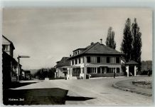 5322 Koblenz 1949 Foto AK Grenze Zoll Wegweiser Deutschland