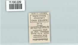 3053 Münchenbuchsee - Vignette Wappen Kaffee Hag ca 1920-1940