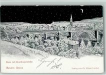 3000 Bern Berne Mondschein 1899 Kornhausbrücke