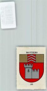 2112 Môtiers NE - Vignette Wappen Kaffee Hag ca 1920-1940