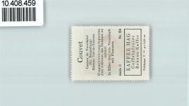 2108 Couvet - Vignette Wappen Kaffee Hag ca 1920-1940