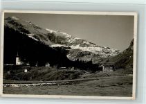 8751 Urnerboden - Klausenstrasse Hotel Wilhelm Tell und Post mit neuer Kirche