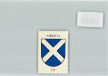 1446 Baulmes - Vignette Wappen Kaffee Hag ca 1920-1940 Baulmes